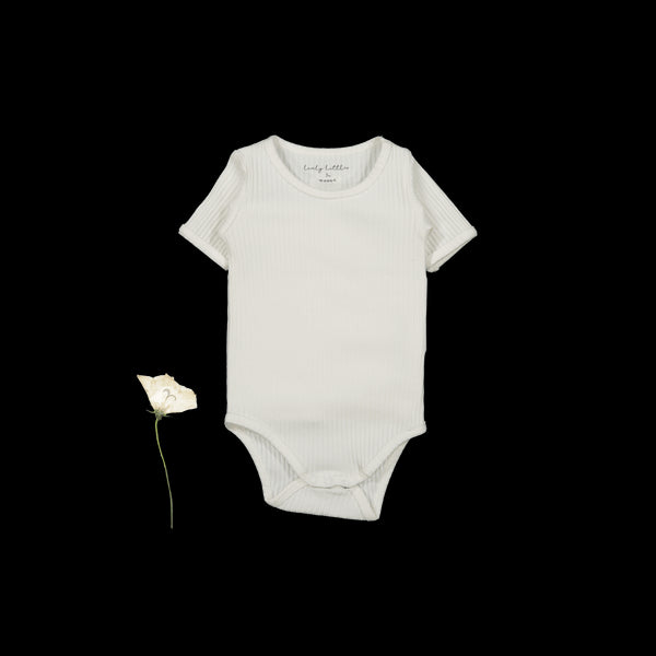 the-short-sleeve-onesie-bone Lovely Littles - Sophia's StyleShort Sleeve Onesie-1